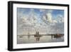 Port of Rotterdam-Eugène Boudin-Framed Art Print