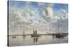 Port of Rotterdam-Eugène Boudin-Stretched Canvas