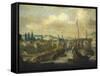 Port of Rouen, Ca 1620-Claude de Jongh-Framed Stretched Canvas