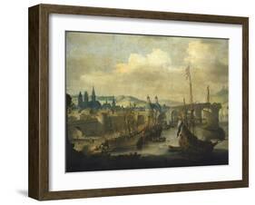 Port of Rouen, Ca 1620-Claude de Jongh-Framed Giclee Print