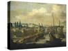 Port of Rouen, Ca 1620-Claude de Jongh-Stretched Canvas