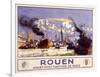 Port of Rouen-null-Framed Art Print