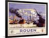 Port of Rouen-null-Framed Art Print