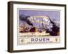 Port of Rouen-null-Framed Art Print