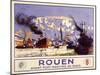 Port of Rouen-null-Mounted Art Print