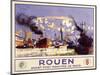 Port of Rouen-null-Mounted Art Print