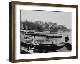 Port of Salacak in Uskudar Photograph - Istanbul, Turkey-Lantern Press-Framed Art Print