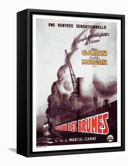 Port of Shadows, 1938 (Le Quai Des Brumes)-null-Framed Stretched Canvas