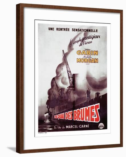 Port of Shadows, 1938 (Le Quai Des Brumes)-null-Framed Giclee Print