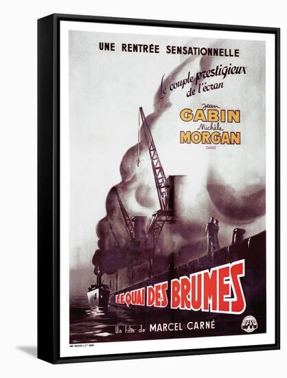 Port of Shadows, 1938 (Le Quai Des Brumes)-null-Framed Stretched Canvas