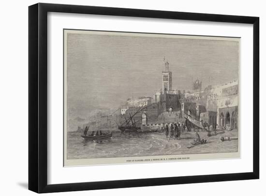 Port of Tangier-Harry John Johnson-Framed Giclee Print