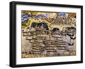 Port of Toulon Besieged by Ottoman Fleet from Book of Suleiman I, 1545-null-Framed Giclee Print