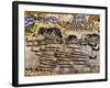 Port of Toulon Besieged by Ottoman Fleet from Book of Suleiman I, 1545-null-Framed Giclee Print