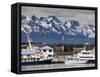 Port of Ushuaia, Tierra Del Fuego, Patagonia, Argentina, South America-Richard Cummins-Framed Stretched Canvas