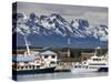 Port of Ushuaia, Tierra Del Fuego, Patagonia, Argentina, South America-Richard Cummins-Stretched Canvas