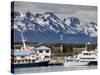 Port of Ushuaia, Tierra Del Fuego, Patagonia, Argentina, South America-Richard Cummins-Stretched Canvas