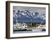 Port of Ushuaia, Tierra Del Fuego, Patagonia, Argentina, South America-Richard Cummins-Framed Photographic Print