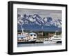 Port of Ushuaia, Tierra Del Fuego, Patagonia, Argentina, South America-Richard Cummins-Framed Photographic Print