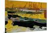 Port of Valencia, oil on canvas, 1904, 22.50 x 26.50 cm. Author: JOAQUIN SOROLLA-Joaquin Sorolla-Mounted Poster