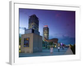 Port Olimpic, Barcelona, Spain-Alan Copson-Framed Photographic Print