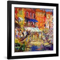 Port Promenade, Saint-Tropez-Peter Graham-Framed Giclee Print