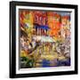 Port Promenade, Saint-Tropez-Peter Graham-Framed Giclee Print