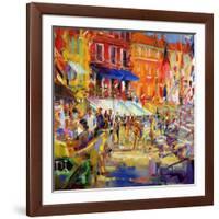 Port Promenade, Saint-Tropez-Peter Graham-Framed Giclee Print