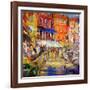 Port Promenade, Saint-Tropez-Peter Graham-Framed Giclee Print