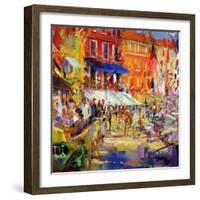 Port Promenade, Saint-Tropez-Peter Graham-Framed Giclee Print