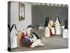 Port-Royal Des Champs Abbey, Sisters Caring for Sick-Louise-Magdeleine Hortemels-Stretched Canvas