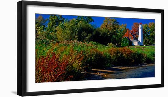 Port Sanilac Lighthouse, Port Sanilac, Michigan, USA-null-Framed Photographic Print