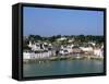 Port Sauzon, Belle Ile En Mer, Breton Islands, Morbihan, Brittany, France-Bruno Barbier-Framed Stretched Canvas