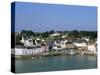 Port Sauzon, Belle Ile En Mer, Breton Islands, Morbihan, Brittany, France-Bruno Barbier-Stretched Canvas