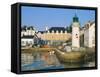 Port Sauzon, Belle-Ile-En-Mer, Breton Islands, Morbihan, France-J P De Manne-Framed Stretched Canvas