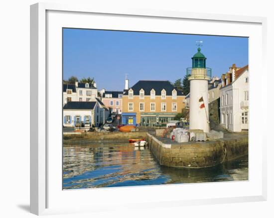 Port Sauzon, Belle-Ile-En-Mer, Breton Islands, Morbihan, France-J P De Manne-Framed Photographic Print