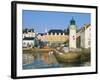 Port Sauzon, Belle-Ile-En-Mer, Breton Islands, Morbihan, France-J P De Manne-Framed Photographic Print