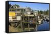 Port Side Pub in Poulsbo, Puget Sound, Washington State, United States of America, North America-Richard Cummins-Framed Stretched Canvas