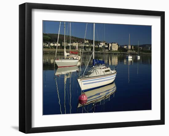 Port St. Mary, Isle of Man, United Kingdom, Europe-Maxwell Duncan-Framed Photographic Print