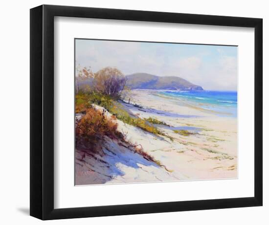 Port Stephans Beach Sands-Graham Gercken-Framed Art Print