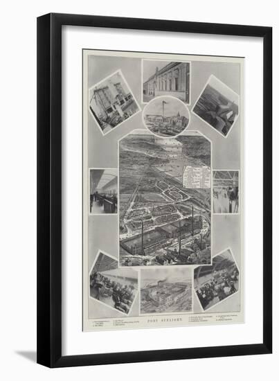 Port Sunlight-null-Framed Premium Giclee Print