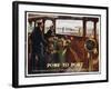 Port to Port, 1960 (Colour Litho)-Terence Cuneo-Framed Giclee Print