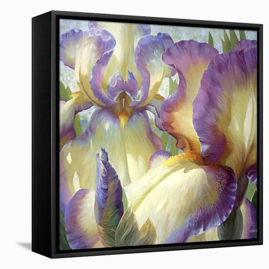 Port Townsend Garden-Elizabeth Horning-Framed Stretched Canvas