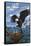 Port Townsend, Washington - Bald Eagle and Chicks-Lantern Press-Framed Stretched Canvas