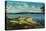 Port Townsend, Washington - Mt. Baker View-Lantern Press-Stretched Canvas