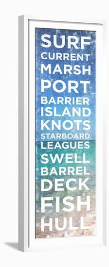 Port Type Panel I-Susan Bryant-Framed Premium Giclee Print
