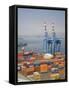 Port, Valparaiso, Chile, South America-Michael Snell-Framed Stretched Canvas