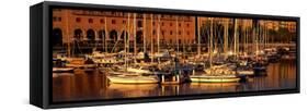 Port Vell and Catalan History Museum Barcelona Spain-null-Framed Stretched Canvas