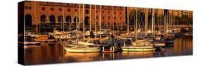 Port Vell and Catalan History Museum Barcelona Spain-null-Stretched Canvas