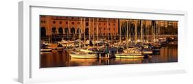 Port Vell and Catalan History Museum Barcelona Spain-null-Framed Photographic Print