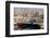 Port Vell (Old Port) and Old City Behind, Barcelona, Catalonia, Spain-Charles Bowman-Framed Premium Photographic Print